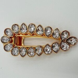 Clear Crystal Alligator Clip NWOT